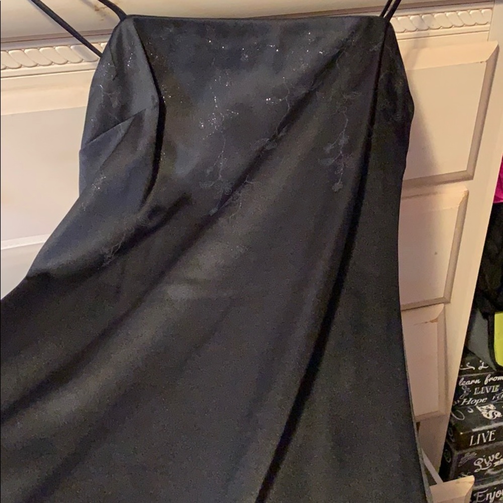 Long black formal dress